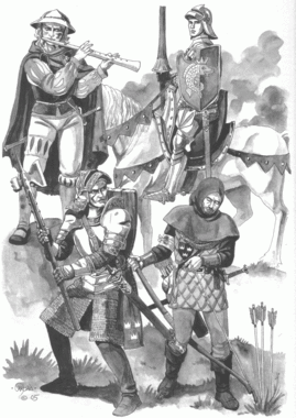 Truppen beider Seiten. Mit freundlicher Genehmigung von Ulisses und Caryad