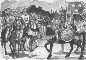 Schlacht bei Crumolds Auen. Mit freundlicher Genehmigung von Ulisses und Caryad